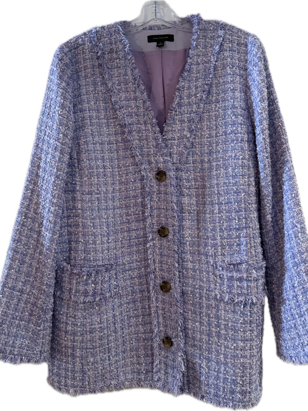 Tweed Blazer Jacket French Luxury